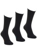 Thumbnail Lot de 3 paires de chaussettes hautes noires brodées en mutlicolore - Image 3