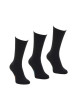 Thumbnail Lot de 3 paires de chaussettes hautes noires brodées en mutlicolore - Image 4