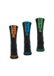 Thumbnail Lot de 3 paires de chaussettes hautes noires brodées en mutlicolore - Image 5