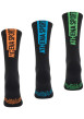 Thumbnail Lot de 3 paires de chaussettes hautes noires brodées en mutlicolore - Image 6