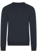Thumbnail Sweat marine uni avec écusson cousu col rond - Image 2