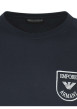 Thumbnail Sweat marine uni avec écusson cousu col rond - Image 3