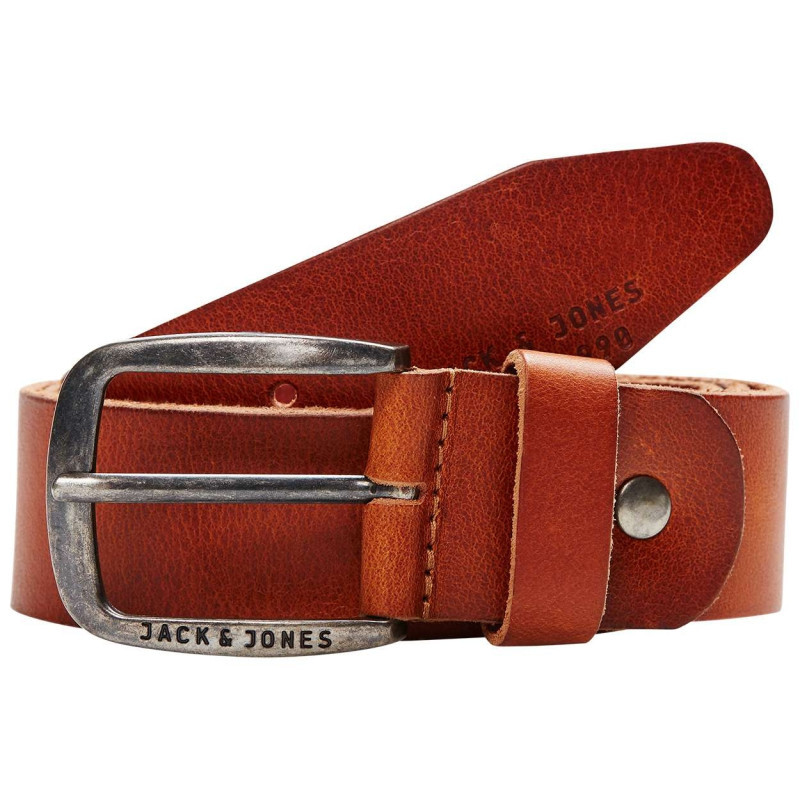 Jack & Jones - Ceinture Camel Unie En Cuir De Buffle - Camel Jack & Jones - Ceinture Camel Unie En Cuir De Buffle - Camel