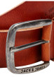Thumbnail Ceinture camel unie en cuir de buffle - Image 2
