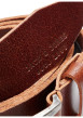 Thumbnail Ceinture Paul en cuir marron unie avec boucle carrée en métal - Image 8
