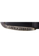 Thumbnail Ceinture Paul en cuir noire unie avec nom de la marque gravé sur la boucle - Image 4