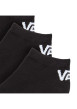 Thumbnail Lot de 3 paires de chaussettes basses noires en coton mélangé unies coupe courte avec nom de la marque imprimé - Image 2