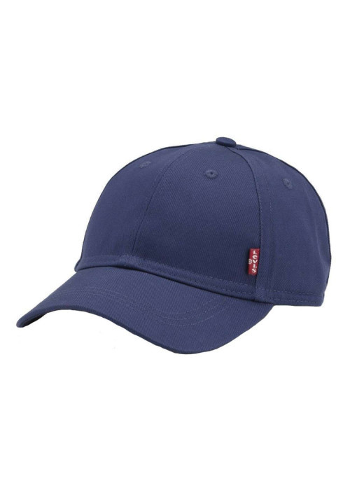 Casquette dad cap marine en coton unie et ajustable à l'aide d'un clip