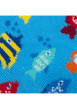Thumbnail Chaussettes hautes bleues fantaisie avec une coupe mi-haute et un motif poissons - Image 3