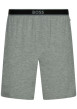 Thumbnail Short de pyjama gris uni coupe droite fluide avec taille élastiquée
