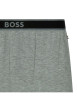 Thumbnail Short de pyjama gris uni coupe droite fluide avec taille élastiquée - Image 3