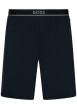 Thumbnail Short de pyjama marine uni coupe droite fluide avec taille élastiquée