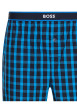 Thumbnail Pantalon de pyjama bleu en coton à carreaux coupe droite fluide - Image 3