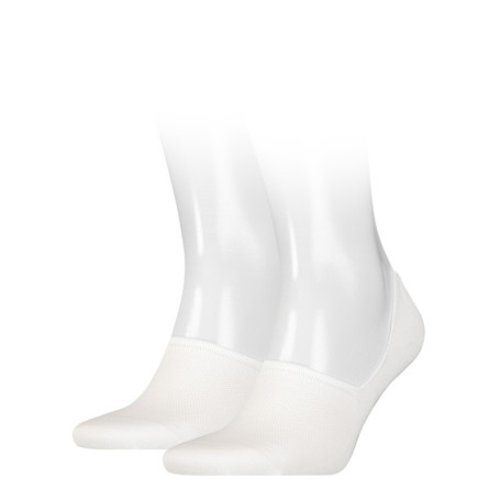 Lot de 2 paires de soquettes blanches en coton uni