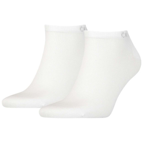 Lot de 2 paires de chaussettes basses blanches...