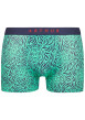 Thumbnail Boxer vert en coton fantaisie avec motif tigres