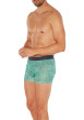Thumbnail Boxer vert en coton fantaisie avec motif tigres - Image 2