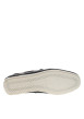 Thumbnail Mocassins à talon plat marine en cuir avec surpiqûres bleues à l'avant - Image 6