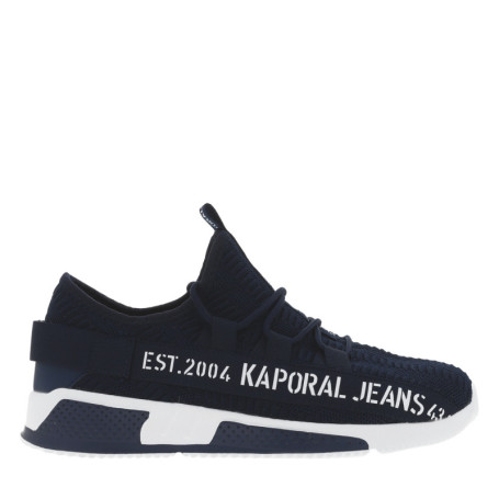 Baskets Running bleu marine slip-on avec logo...