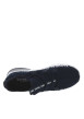 Thumbnail Baskets Running bleu marine slip-on avec logo sur les côtés et talon semi-compensé - Image 5