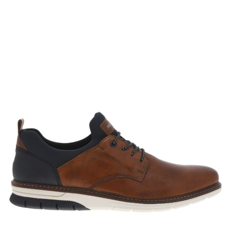 Baskets basses style derbies noisette avec des...