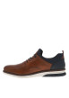 Thumbnail Baskets basses style derbies noisette avec des lacets ronds marron et blancs - Image 6