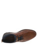 Thumbnail Baskets basses style derbies noisette avec des lacets ronds marron et blancs - Image 10