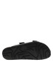 Thumbnail Mules noires avec talon plat à double boucle à ardillon - Image 6