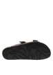 Thumbnail Mules marron avec talon plat à double boucle à ardillon - Image 6