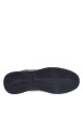 Thumbnail Baskets basses cognac en cuir avec talon plat à lacets plats - Image 6