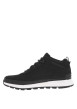 Thumbnail Sneakers en cuir noires à talon plat avec des lacets ronds et logo embossé - Image 9