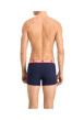 Thumbnail Lot de 2 boxers classiques marine et gris en coton avec taille élastiquée - Image 3
