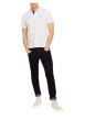 Thumbnail Polo en coton blanc uni coupe droite avec un col fermé par 2 boutons - Image 5