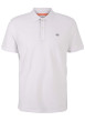 Thumbnail Polo en coton blanc uni coupe droite avec un col fermé par 2 boutons - Image 7