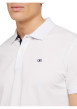Thumbnail Polo en coton blanc uni coupe droite avec un col fermé par 2 boutons - Image 16