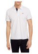 Thumbnail Polo en coton blanc uni coupe droite avec un col fermé par 2 boutons - Image 17