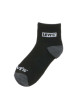 Thumbnail Chaussettes basses fantaisie grise et anthracite à logo all over, lot de 6 paires - Image 2