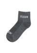 Thumbnail Chaussettes basses fantaisie grise et anthracite à logo all over, lot de 6 paires - Image 3