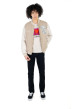 Thumbnail Jean noir uni style 5 poches avec une coupe slim stretch - Image 2
