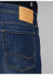 Thumbnail Jean bleu marine effet délavé à style 5 poches avec une coupe slim - Image 3