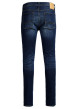 Thumbnail Jean bleu marine effet délavé à style 5 poches avec une coupe slim - Image 4