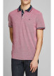 Thumbnail Polo pour homme rose en coton avec une coupe droite et logo brodé sur la poitrine - Image 5