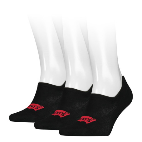 Lot de 3 paires de socquettes noire en coton...