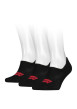 Thumbnail Lot de 3 paires de socquettes noire en coton mélangé avec logo batwing