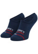 Thumbnail Lot de 2 paires de chaussettes basses en coton biologique marine unies avec logo à l'avant - Image 4