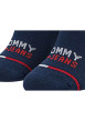 Thumbnail Lot de 2 paires de chaussettes basses en coton biologique marine unies avec logo à l'avant - Image 5