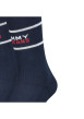 Thumbnail Lot de 2 paires de chaussettes hautes en coton biologique marine unies avec une coupe haute - Image 3