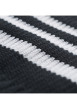 Thumbnail Lot de 3 paires de chaussettes hautes noires avec logo trefoil brodé de chaque côté - Image 4