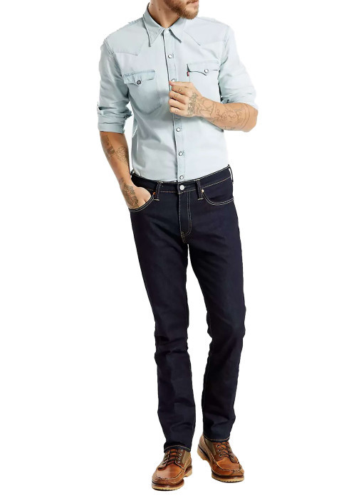 Jean slim 511™ brut en coton avec 5 poches coupe ajustée