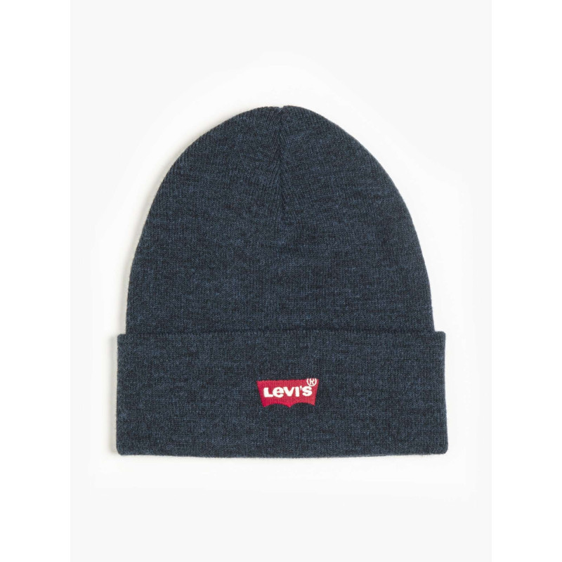 Levi's® Acc. - Bonnet Bleu Marine à Revers Avec Patch Logo Iconique - Marine